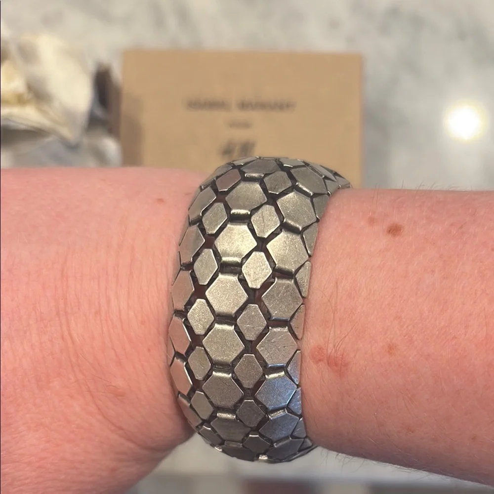Isabel Marant Silver Geometric Chain Bracelet - Picture 6 of 6